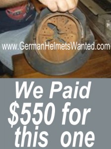 WW2 German air force helmet 