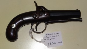 An American box lock cica 1830 .Price £850 (Cleaned and re blued ) 10/12/13