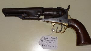 A Colt Police Revolver Serial number 3112 Price £1500 10/12/13