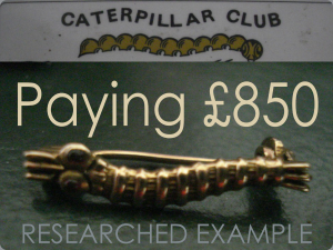 caterpiller badge value